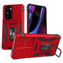 Cubix Artemis Series Back Cover for Motorola Edge 30 Pro Case with Stand & Slide Camera Cover Military Grade Drop Protection Case for Motorola Edge 30 Pro (Red) 