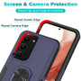 Cubix Mystery Case for Samsung Galaxy S23 Plus Military Grade Shockproof with Metal Ring Kickstand for Samsung Galaxy S23 Plus Phone Case - Navy Blue