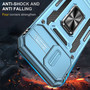 Cubix Artemis Series Back Cover for Apple iPhone 14 Pro Case with Stand & Slide Camera Cover Military Grade Drop Protection Case for Apple iPhone 14 Pro (Sky Blue) 