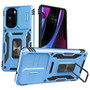 Cubix Artemis Series Back Cover for Motorola Edge 30 Pro Case with Stand & Slide Camera Cover Military Grade Drop Protection Case for Motorola Edge 30 Pro (Sky Blue) 