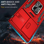 Cubix Artemis Series Back Cover for Samsung Galaxy S23 Ultra Case with Stand & Slide Camera Cover Military Grade Drop Protection Case for Samsung Galaxy S23 Ultra (Red) 