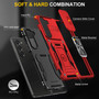Cubix Artemis Series Back Cover for Samsung Galaxy Z Fold 5 Case with Stand & Slide Camera Cover Military Grade Drop Protection Case for Samsung Galaxy Z Fold 5 (Red) 