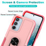 Cubix Mystery Case for Samsung Galaxy A54 5G Military Grade Shockproof with Metal Ring Kickstand for Samsung Galaxy A54 5G Phone Case - Pink