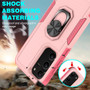 Cubix Mystery Case for Samsung Galaxy S23 Plus Military Grade Shockproof with Metal Ring Kickstand for Samsung Galaxy S23 Plus Phone Case - Pink