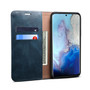 Cubix Flip Cover for Samsung Galaxy S20 FE / S20 FE 5G  Handmade Leather Wallet Case with Kickstand Card Slots Magnetic Closure for Samsung Galaxy S20 FE / S20 FE 5G (Navy Blue)