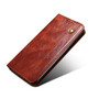 Cubix Flip Cover for Redmi Note 10 Pro / Pro Max  Handmade Leather Wallet Case with Kickstand Card Slots Magnetic Closure for Redmi Note 10 Pro / Pro Max (Brown)