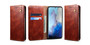 Cubix Flip Cover for Samsung Galaxy S20 FE / S20 FE 5G  Handmade Leather Wallet Case with Kickstand Card Slots Magnetic Closure for Samsung Galaxy S20 FE / S20 FE 5G (Brown)