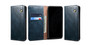 Cubix Flip Cover for Samsung Galaxy S21 Ultra  Handmade Leather Wallet Case with Kickstand Card Slots Magnetic Closure for Samsung Galaxy S21 Ultra (Navy Blue)