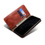 Cubix Flip Cover for Vivo V21 5G  Handmade Leather Wallet Case with Kickstand Card Slots Magnetic Closure for Vivo V21 5G (Brown)