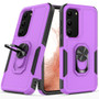 Cubix Mystery Case for Samsung Galaxy S23 Plus Military Grade Shockproof with Metal Ring Kickstand for Samsung Galaxy S23 Plus Phone Case - Purple