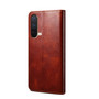 Cubix Flip Cover for OnePlus Nord CE 5G  Handmade Leather Wallet Case with Kickstand Card Slots Magnetic Closure for OnePlus Nord CE 5G (Brown)