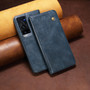 Cubix Flip Cover for vivo X60 Pro Plus / Pro+  Handmade Leather Wallet Case with Kickstand Card Slots Magnetic Closure for vivo X60 Pro Plus / Pro+ (Navy Blue)
