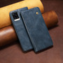 Cubix Flip Cover for vivo V20 Pro  Handmade Leather Wallet Case with Kickstand Card Slots Magnetic Closure for vivo V20 Pro (Navy Blue)