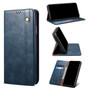 Cubix Flip Cover for OnePlus 8T  Handmade Leather Wallet Case with Kickstand Card Slots Magnetic Closure for OnePlus 8T (Navy Blue)