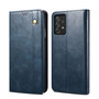 Cubix Flip Cover for Samsung Galaxy M32 5G  Handmade Leather Wallet Case with Kickstand Card Slots Magnetic Closure for Samsung Galaxy M32 5G (Navy Blue)