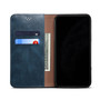 Cubix Flip Cover for Xiaomi 11T Pro 5G  Handmade Leather Wallet Case with Kickstand Card Slots Magnetic Closure for Xiaomi 11T Pro 5G (Navy Blue)