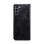 Cubix Flip Cover for Samsung Galaxy S22  Handmade Leather Wallet Case with Kickstand Card Slots Magnetic Closure for Samsung Galaxy S22 (Black)