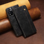 Cubix Flip Cover for Xiaomi 11i 5G / 11i Hypercharge  Handmade Leather Wallet Case with Kickstand Card Slots Magnetic Closure for Xiaomi 11i 5G / 11i Hypercharge (Black)