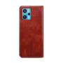 Cubix Flip Cover for Realme 9 Pro+ / Plus  Handmade Leather Wallet Case with Kickstand Card Slots Magnetic Closure for Realme 9 Pro+ / Plus (Brown)