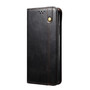 Cubix Flip Cover for vivo V23e 5G  Handmade Leather Wallet Case with Kickstand Card Slots Magnetic Closure for vivo V23e 5G (Black)