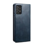 Cubix Flip Cover for Samsung Galaxy A53 5G  Handmade Leather Wallet Case with Kickstand Card Slots Magnetic Closure for Samsung Galaxy A53 5G (Navy Blue)