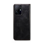 Cubix Flip Cover for Xiaomi 11T Pro 5G  Handmade Leather Wallet Case with Kickstand Card Slots Magnetic Closure for Xiaomi 11T Pro 5G (Black)