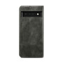 Cubix Flip Cover for Google Pixel 6a  Handmade Leather Wallet Case with Kickstand Card Slots Magnetic Closure for Google Pixel 6a (Forest Green)