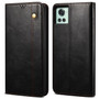 Cubix Flip Cover for OnePlus 10R  Handmade Leather Wallet Case with Kickstand Card Slots Magnetic Closure for OnePlus 10R (Black)