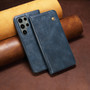 Cubix Flip Cover for Samsung Galaxy S23 Ultra  Handmade Leather Wallet Case with Kickstand Card Slots Magnetic Closure for Samsung Galaxy S23 Ultra (Navy Blue)