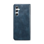 Cubix Flip Cover for Samsung Galaxy A54 5G  Handmade Leather Wallet Case with Kickstand Card Slots Magnetic Closure for Samsung Galaxy A54 5G (Navy Blue)