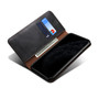 Cubix Flip Cover for iQOO 11  Handmade Leather Wallet Case with Kickstand Card Slots Magnetic Closure for iQOO 11 (Black)