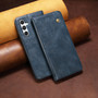 Cubix Flip Cover for Samsung Galaxy A34 5G  Handmade Leather Wallet Case with Kickstand Card Slots Magnetic Closure for Samsung Galaxy A34 5G (Navy Blue)