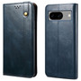 Cubix Flip Cover for Google Pixel 8  Handmade Leather Wallet Case with Kickstand Card Slots Magnetic Closure for Google Pixel 8 (Navy Blue)