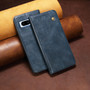 Cubix Flip Cover for Google Pixel 7a  Handmade Leather Wallet Case with Kickstand Card Slots Magnetic Closure for Google Pixel 7a (Navy Blue)