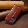 Cubix Flip Cover for Redmi Note 13 Pro Plus / Pro+  Handmade Leather Wallet Case with Kickstand Card Slots Magnetic Closure for Redmi Note 13 Pro Plus / Pro+ (Brown)