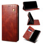 Cubix Flip Cover for iQOO 12  Handmade Leather Wallet Case with Kickstand Card Slots Magnetic Closure for iQOO 12 (Brown)