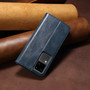 Cubix Flip Cover for Vivo V30 Pro  Handmade Leather Wallet Case with Kickstand Card Slots Magnetic Closure for Vivo V30 Pro (Navy Blue)