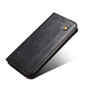 Cubix Flip Cover for Xiaomi 14  Handmade Leather Wallet Case with Kickstand Card Slots Magnetic Closure for Xiaomi 14 (Black)