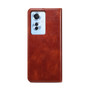 Cubix Flip Cover for OPPO F25 Pro  Handmade Leather Wallet Case with Kickstand Card Slots Magnetic Closure for OPPO F25 Pro (Brown)