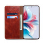 Cubix Flip Cover for OPPO F25 Pro  Handmade Leather Wallet Case with Kickstand Card Slots Magnetic Closure for OPPO F25 Pro (Brown)