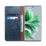 Cubix Flip Cover for Oppo Reno 11 Pro / Reno11 Pro  Handmade Leather Wallet Case with Kickstand Card Slots Magnetic Closure for Oppo Reno 11 Pro / Reno11 Pro (Navy Blue)