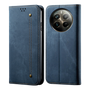 Cubix Denim Flip Cover for realme 12 Pro+ / Realme 12 Pro Case Premium Luxury Slim Wallet Folio Case Magnetic Closure Flip Cover with Stand and Credit Card Slot (Blue)