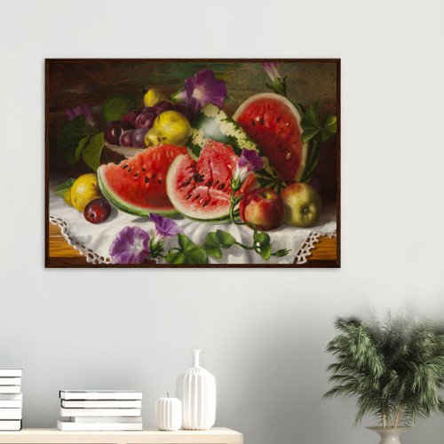 Food & Beverage Wall Art- Watermelons - Framed Art Print