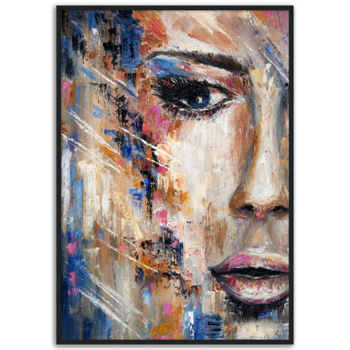 Portrait Wall Art – Glistening Glance - Framed Art Print