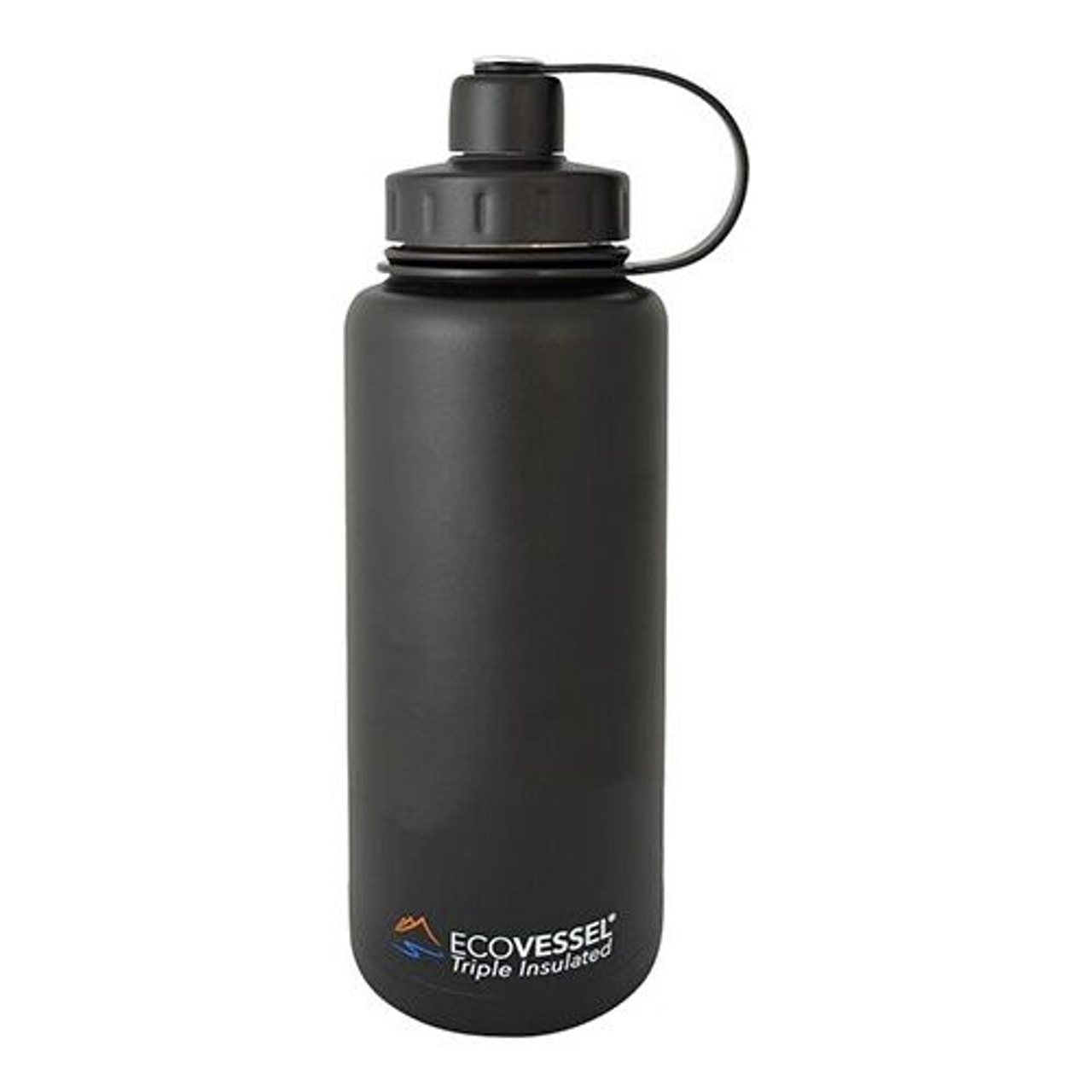 Insulated (32oz) Stainless Steel Water Bottle - Black – THERMOSIS