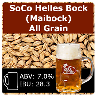 SoCo Helles Bock (Maibock) - All Grain
