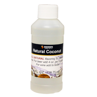 Natural Coconut Flavoring - 4 oz