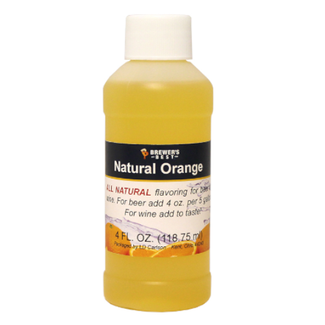 Natural Orange Flavoring - 4 oz