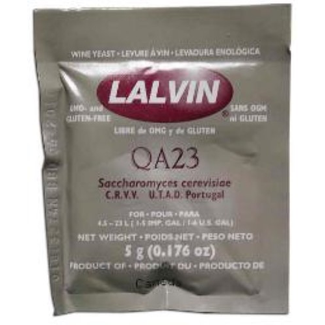Lalvin QA23 Dry Wine Yeast - 5 gram
