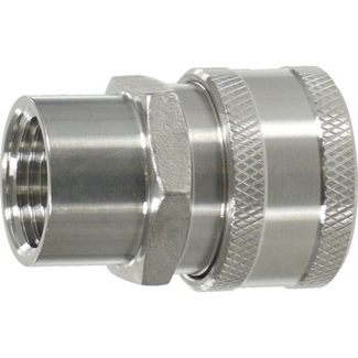 Female Stainless Steel Quick Disconnect x 1/2" FPT